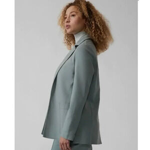 Athleta Women’s Eastbound Blazer Gray Green Size 14
